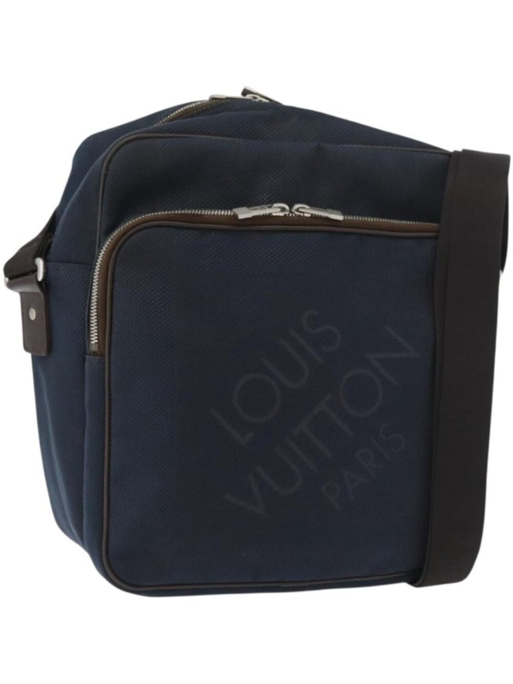 LOUIS VUITTON Damier Geant Pilot Shoulder Bag Blue N41159